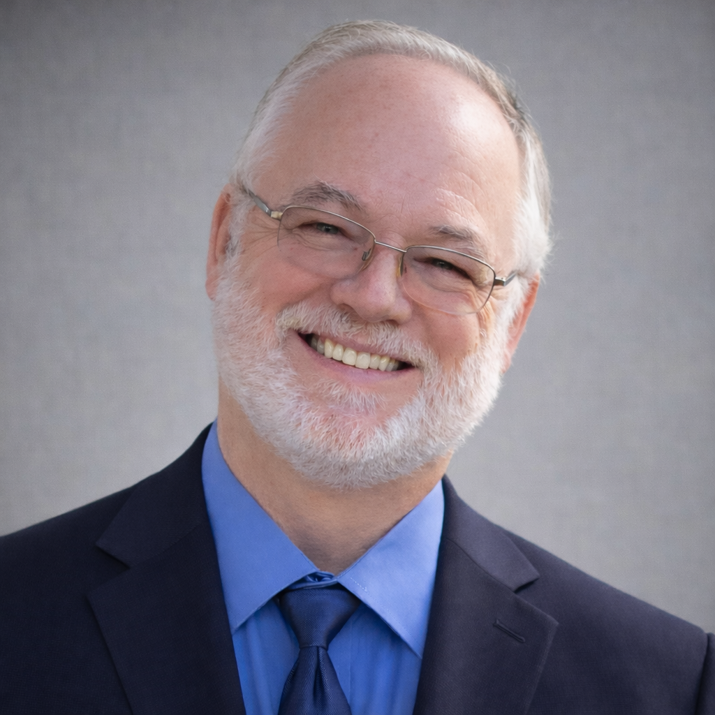 Professional portrait of older man